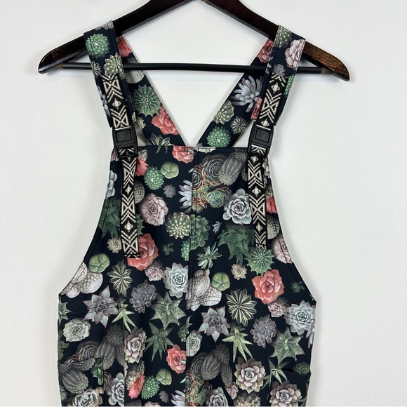 Kavu San Blas Overalls Jumpsuit Cactus Succulent Print Size Small - Picture 3 of 9